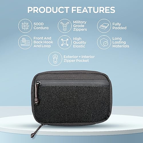 Miniatura 4 de DAILYCARRYCO EDC - Bolsa organizadora de herramientas de transporte diario con múltiples bolsas, equipo esencial EDC