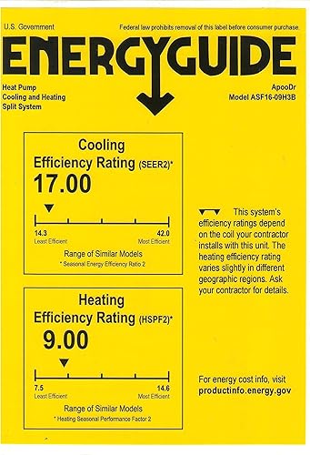 Miniatura 8 de ApooDr 9000 BTU Mini Split Air Conditioner Ductless Inverter System 17 SEER2 with Heat Pump 110V,with Installation Kit