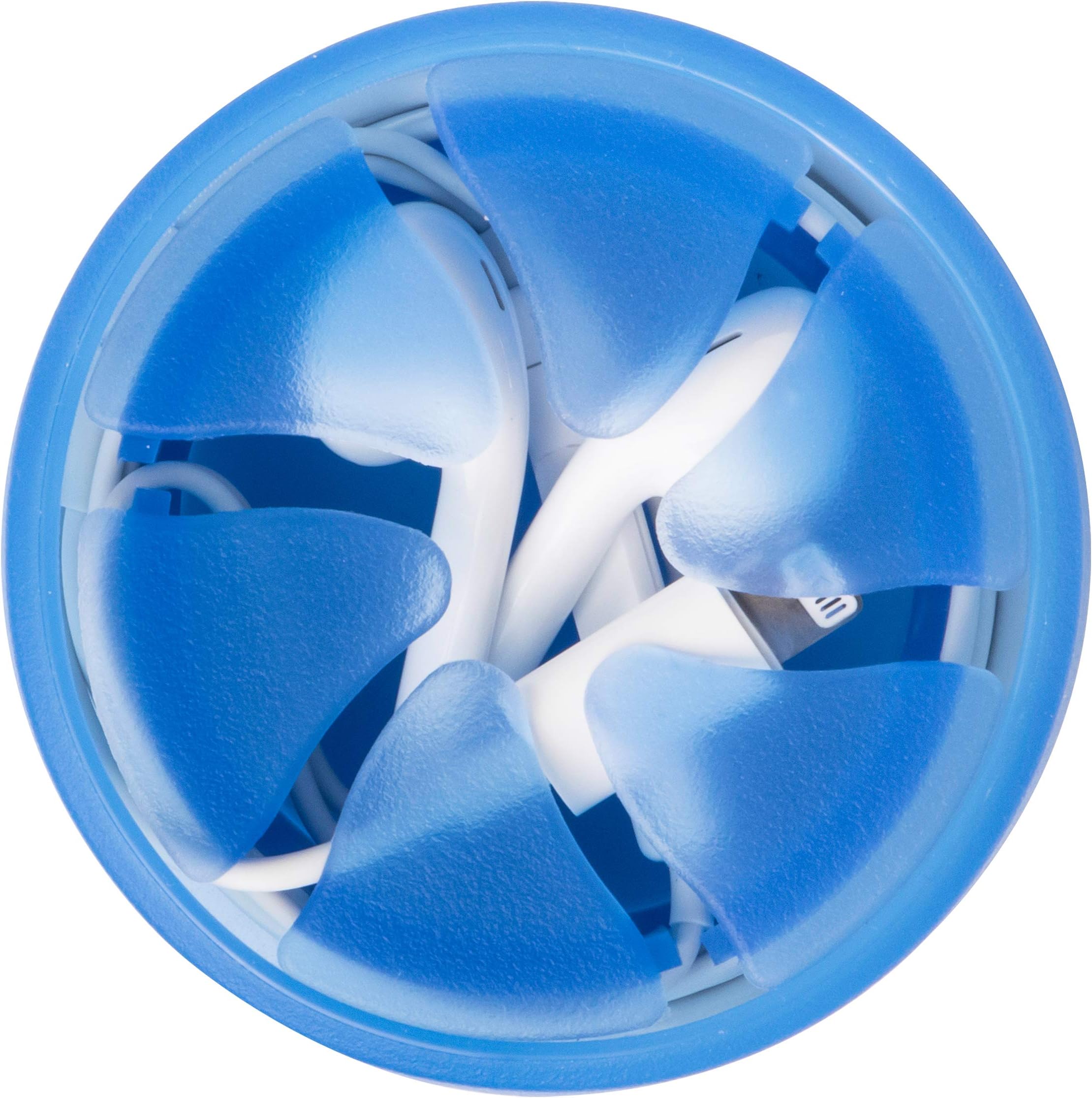 Digital Innovations The Nest – Tangle-Free Earphone / Earbud Case, Durable and Compact Storage System, Blue