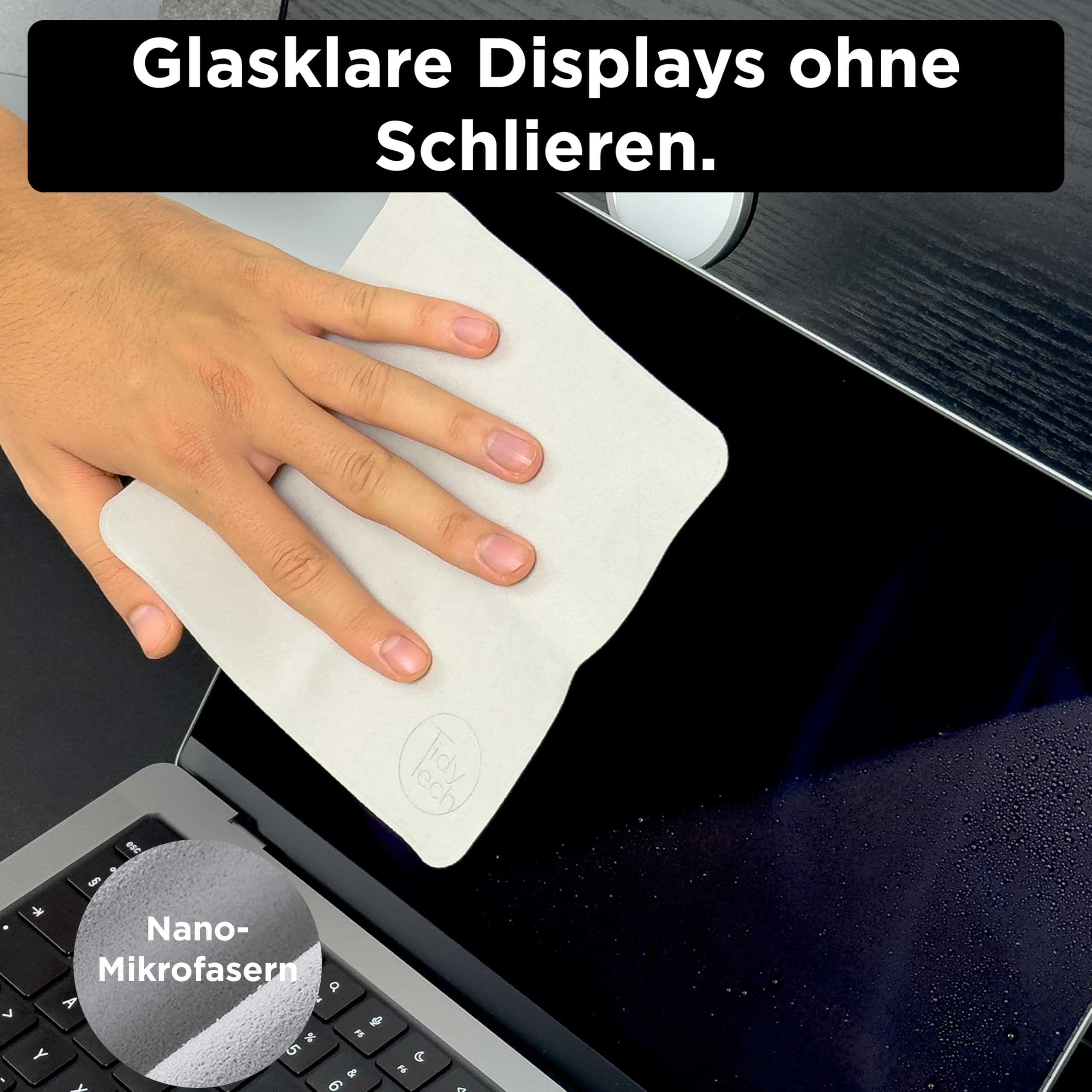 Premium Cleaning Set – ideal für Apple Geräte (Display, MacBook, iPad, Tastatur & AirPods,...)