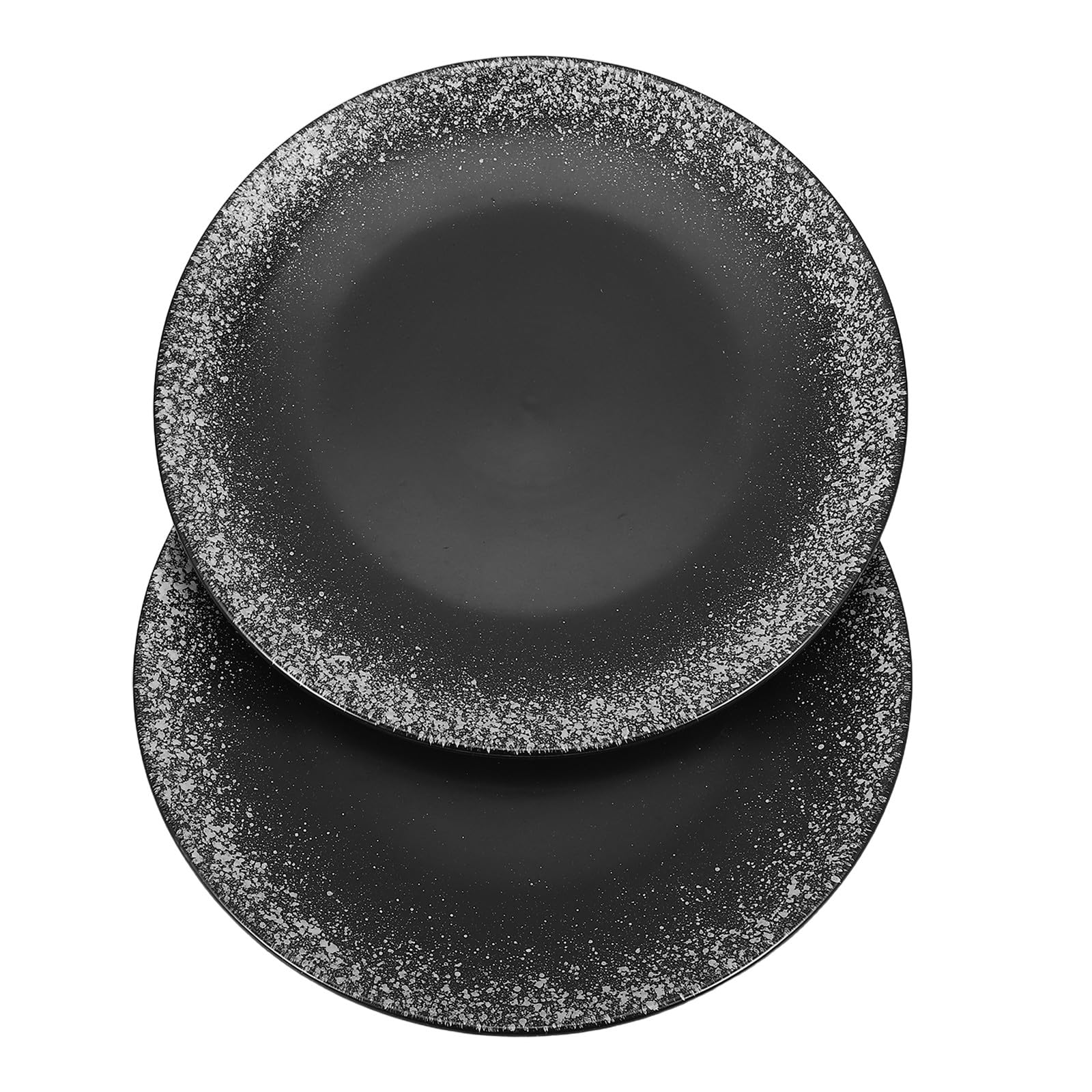 ibasenice 2 platos de cerámica para ensalada: plato de 20 cm (8 pulgadas) para servir ensaladas, pasta y postres - bandeja redonda para comida, ideal para restaurantes y fiestas.
