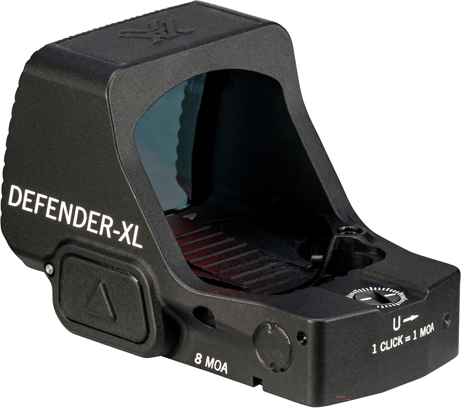 Vortex Defender-XL Micro Dot Sights - Motion Activation with Auto-Shutoff, DeltaPoint Pro Footprint, Fast-Rack Texturing, Top Mount Battery - Unlimited, Unconditional Warranty