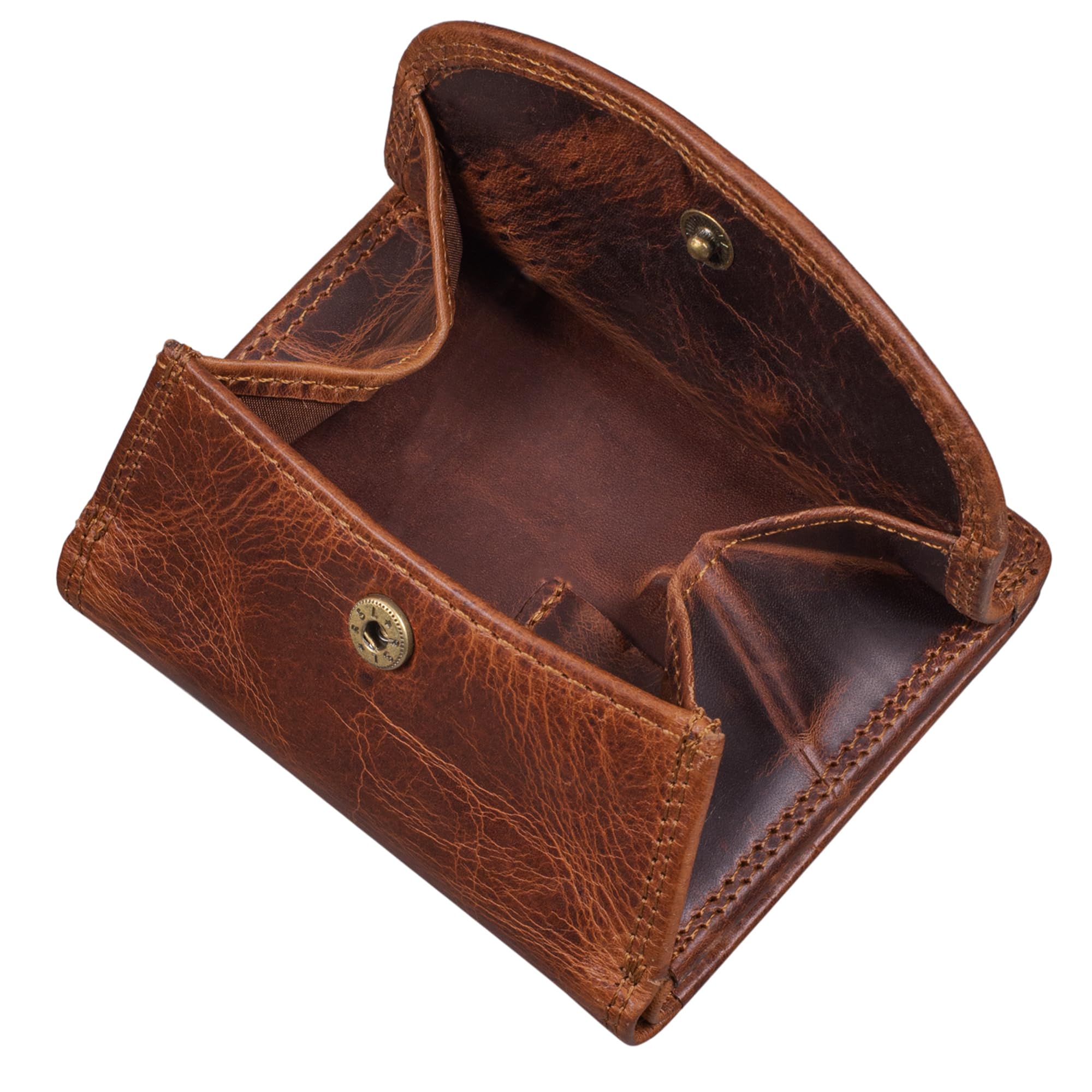 Billetero Mujer Piel Cartera Mujer STILORD 'Ira' Cuero Vintage