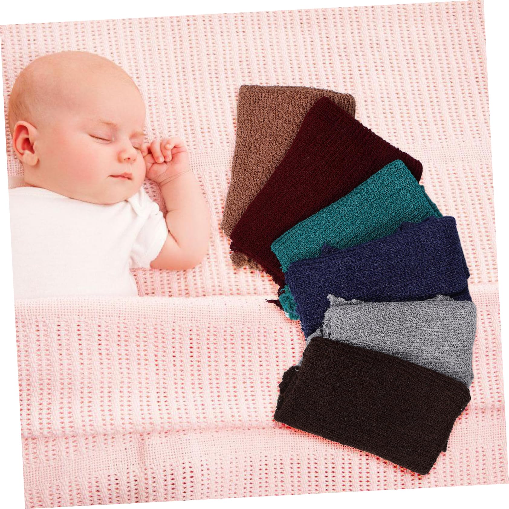 Coperta Fasciatoio Ragazzo Ragazza Fotografica Elasticizzata 6 Pezzi