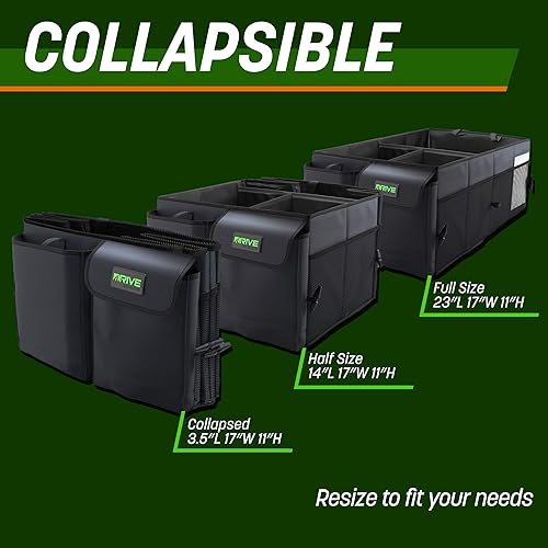 Miniatura 4 de Organizador de maletero con correas para automóvil  Collapsible, Multi-Compartment, Car Organizer, Storage, Adjustable Straps, Truck