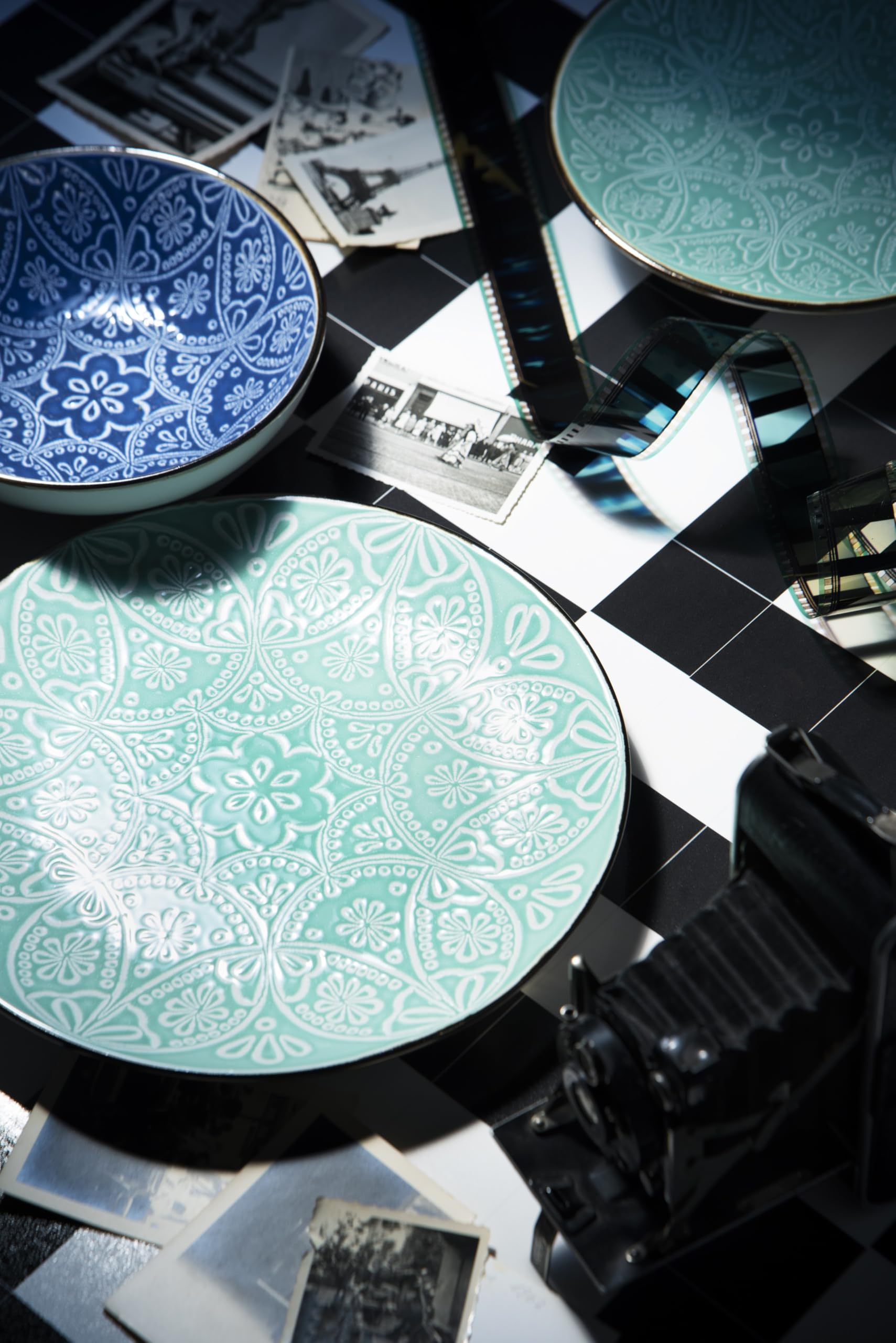 Excelsa - 63545 - Vajilla de 18 piezas Versailles azul