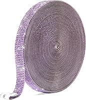 Vista 17 de GREAT&LUCKY Cinta autoadhesiva de diamantes de imitación de 9 yardas, rollo de cinta de diamantes de imitación para manualidades, teléfono y Champán