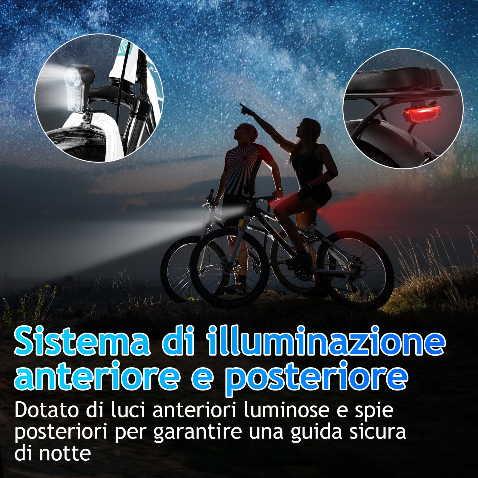 Bicicletta Elettrica Pieghevole 20 Pollici,7 Velocità E-Bike da 36V 13Ah Batteria Rimovibile,Bici Elettrica Uomo Donna,Autonomia di 45-70 km