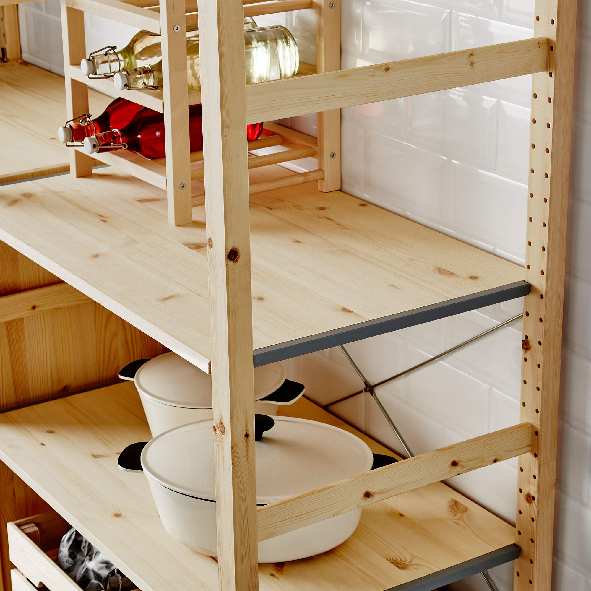 IKEA イーヴァル Ikea IVAR shelving unit, 89x50x179 cm, pine : Amazon.ca: Home
