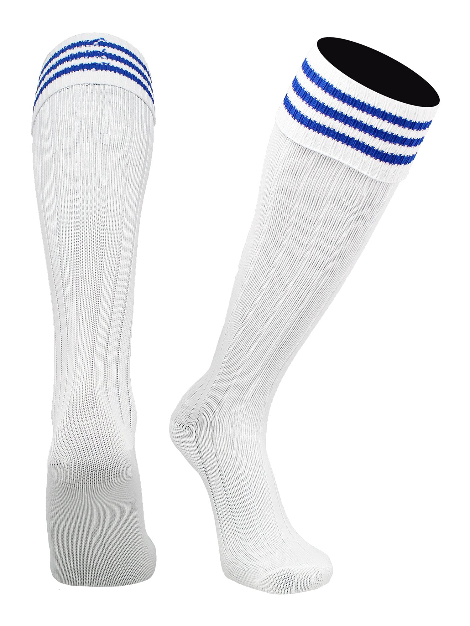 Soccer Socks With Fold Down Top - European Style for Adults - Men and Women