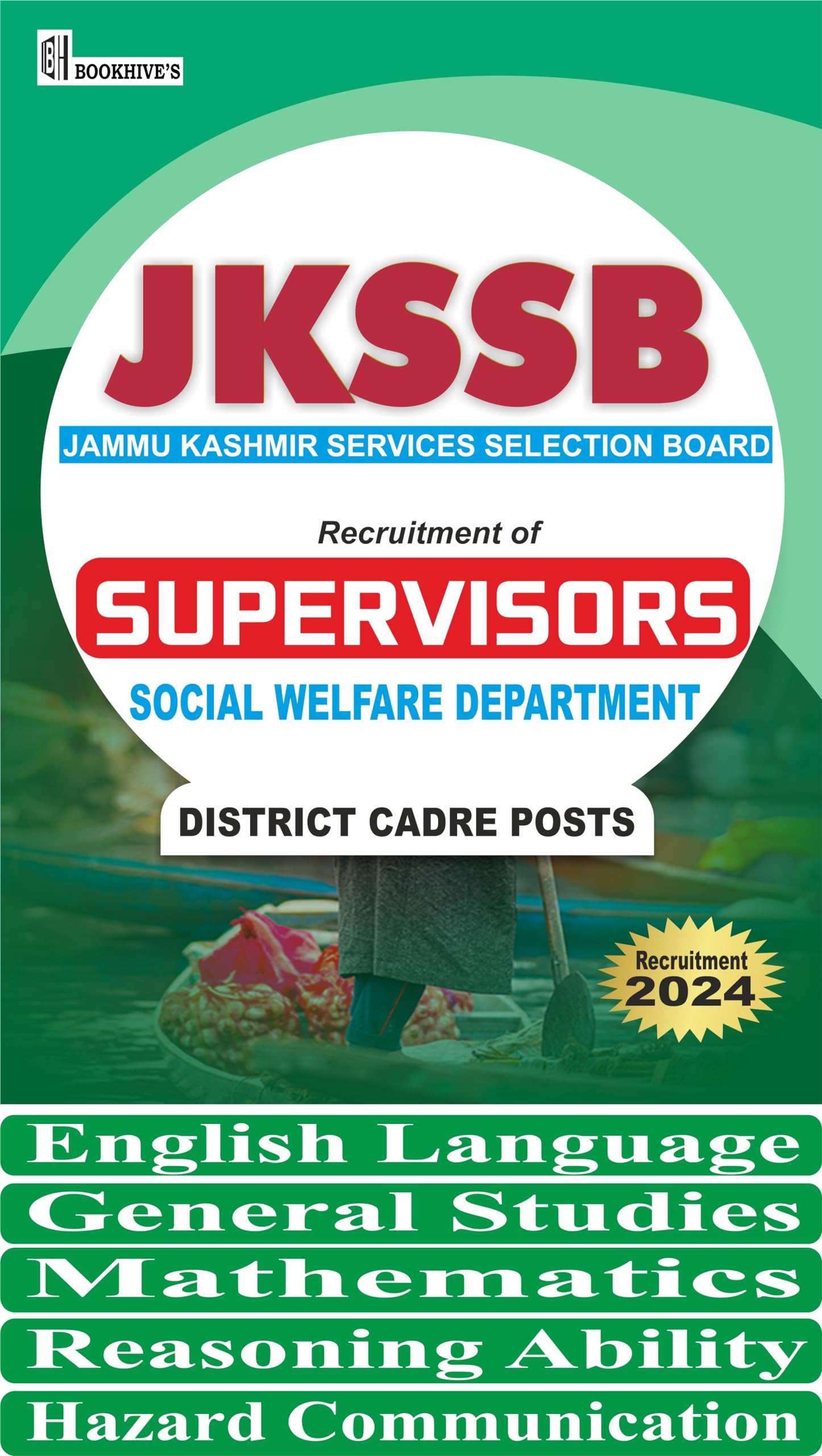 JKSSB Supervisors Social Welfare Department 2023-2024 (Jammu Kashmir Service Selection Board) Set of 5 Books)