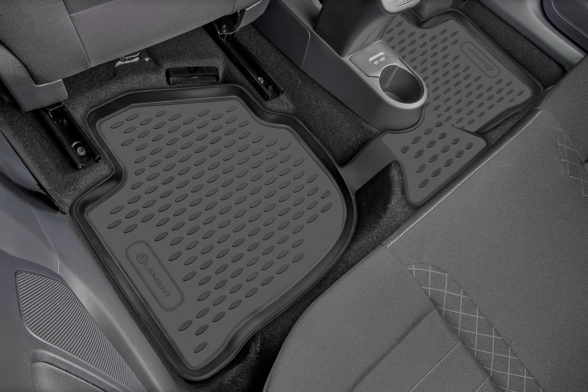 Kofferraumwanne & Fußmatten im Set passend für Skoda Karoq Bj 11/2017- | TPE-Material, erhöhter Rand, wasserdicht, rutschhemmend, pflegeleicht, UV- & witterungsbeständig