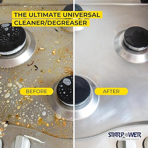 Miniatura 3 de STARPOWER - Grasa multisuperficie multiuso resistente, aceite, removedor de suciedad, 24 onzas