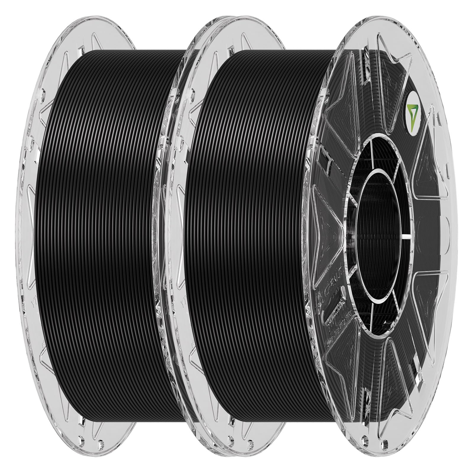Creality Hyper RFID PLA Filament 1.75mm 2KG, Black*2, Total 2-Pack