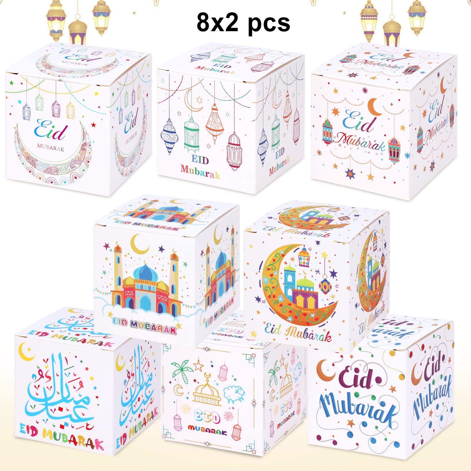 Eid Mubarak Chocolade voor Eid al-Fitr - 30 stuks - Puur chocolade