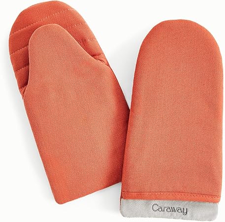 Caraway Oven Mitts - 100% Organic Cotton Oven Mitt -