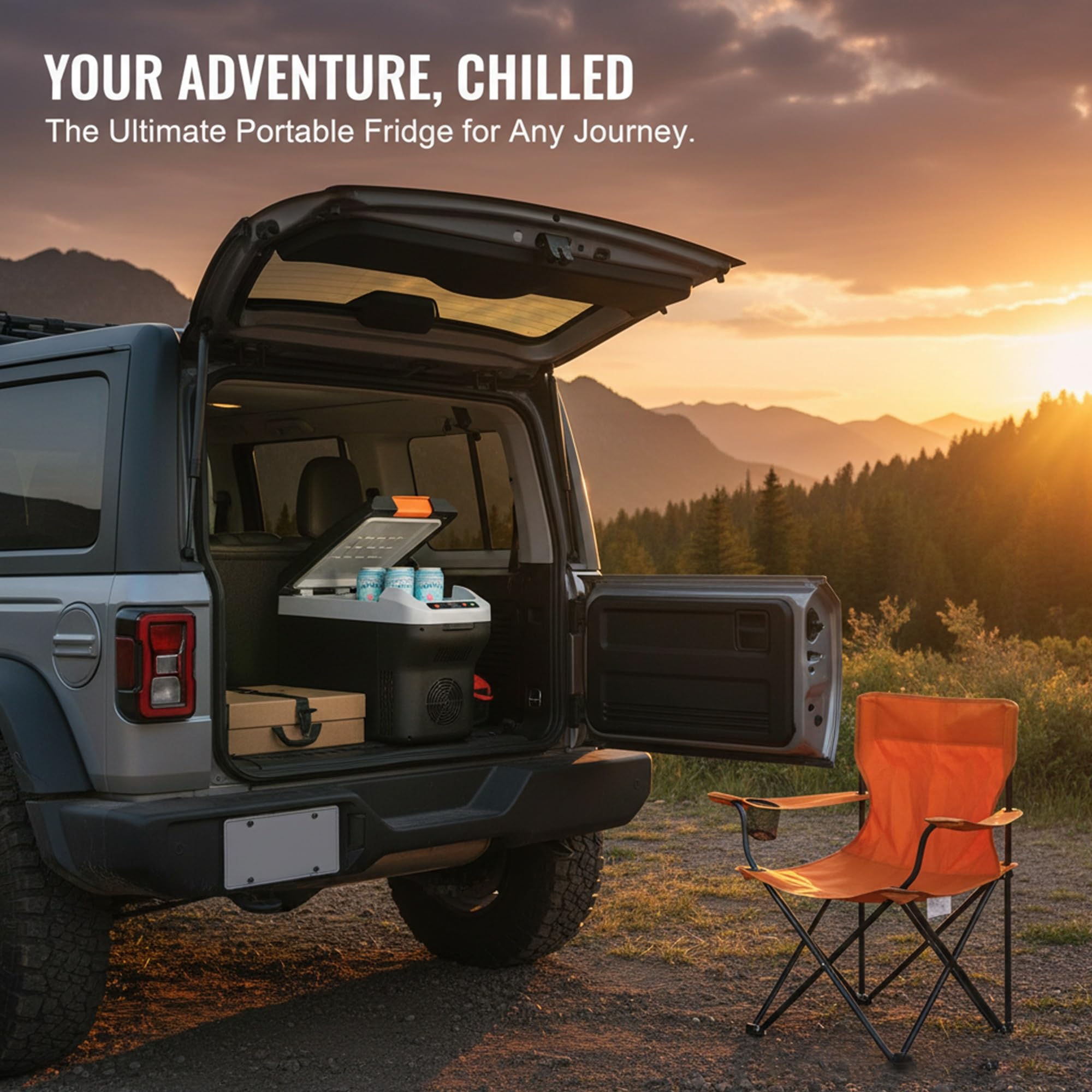 Frigorifero Portatile 12L 12V/24V, Semiconduttore con 2 Portabicchieri | 25°C Sotto Ambiente, Riscalda 65°C, Controllo Digitale, Antii-vibrazione, 2 Portabicchieri Per Esterno, Campeggio, Camper