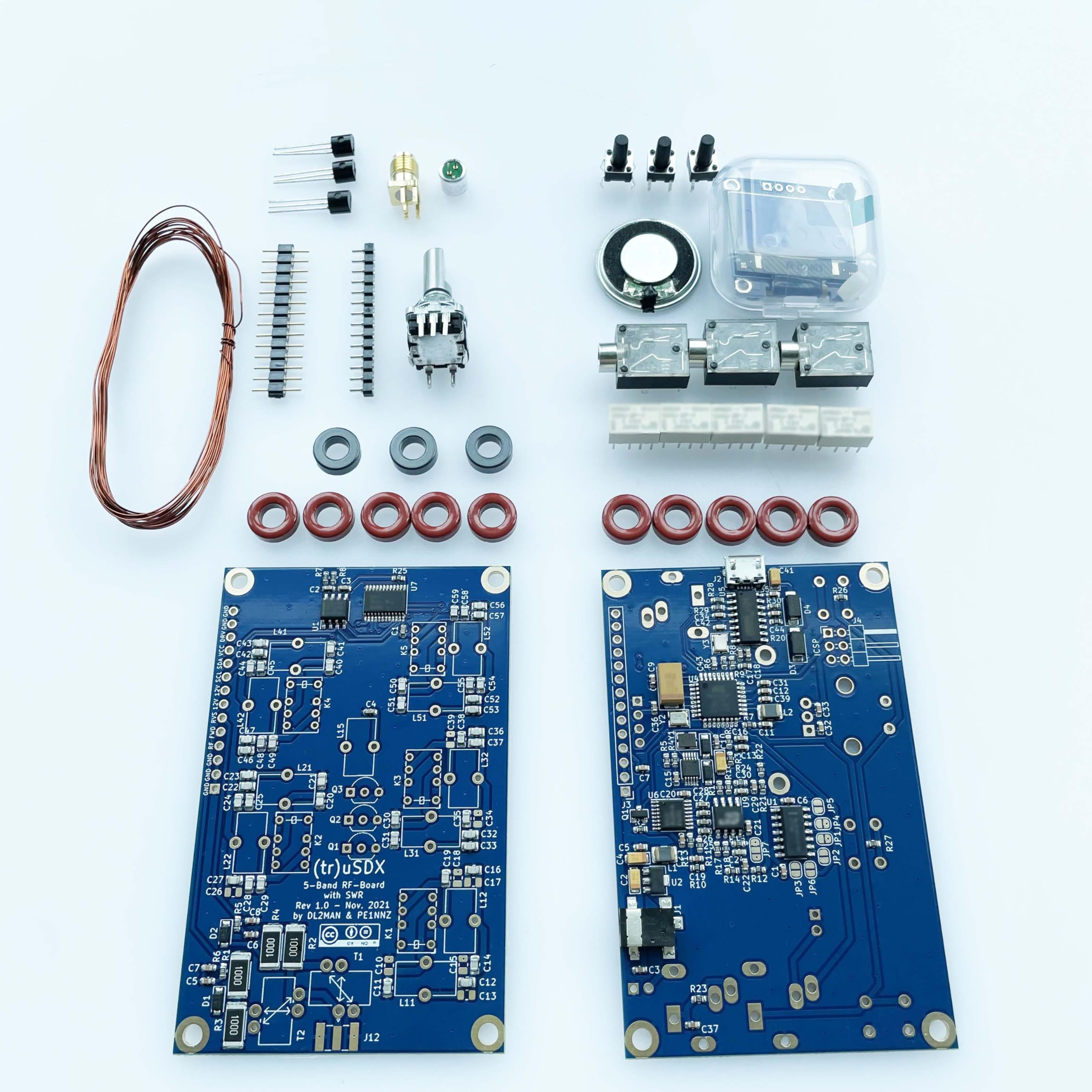 MALAHIT uSDX transceiver tr usdx 5-Band Multimode QRP Kits by PE1NNZ and DL2MAN Can be Matched with ATU100 Antenna Tuner
