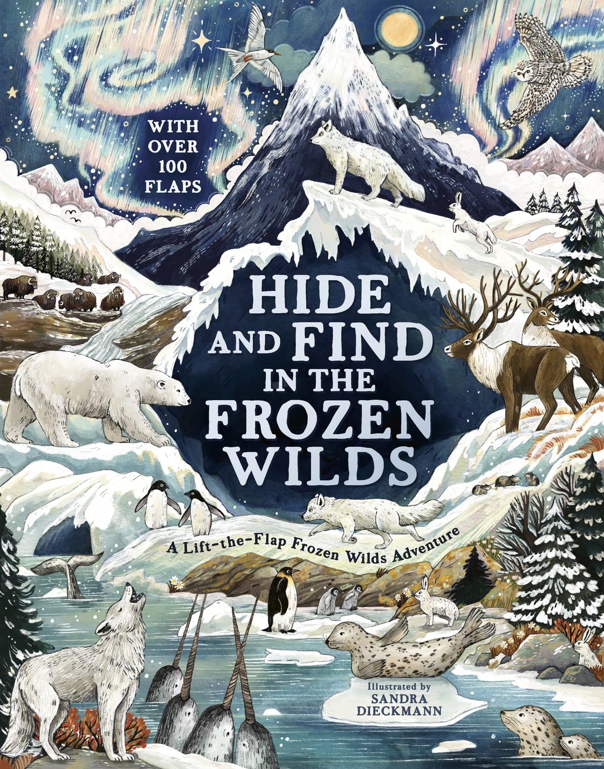 Hide and Find in the Frozen Wilds: A Lift-the-Flap Frozen Adventure with over 100 flaps!