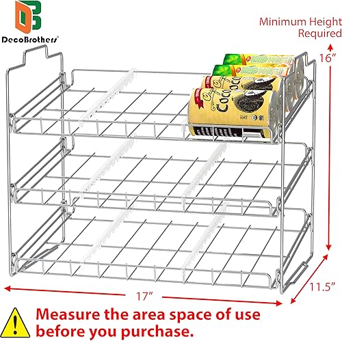 Miniatura 2 de Organizador acabado chapado en cromo Decobros Supreme apilables