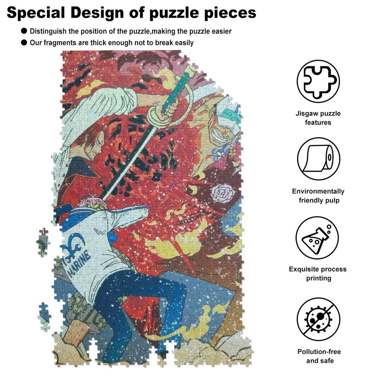 Amazon.co.jp: ワンピース ジグソーパズル 1000 PCS HZW674-シャンクス
