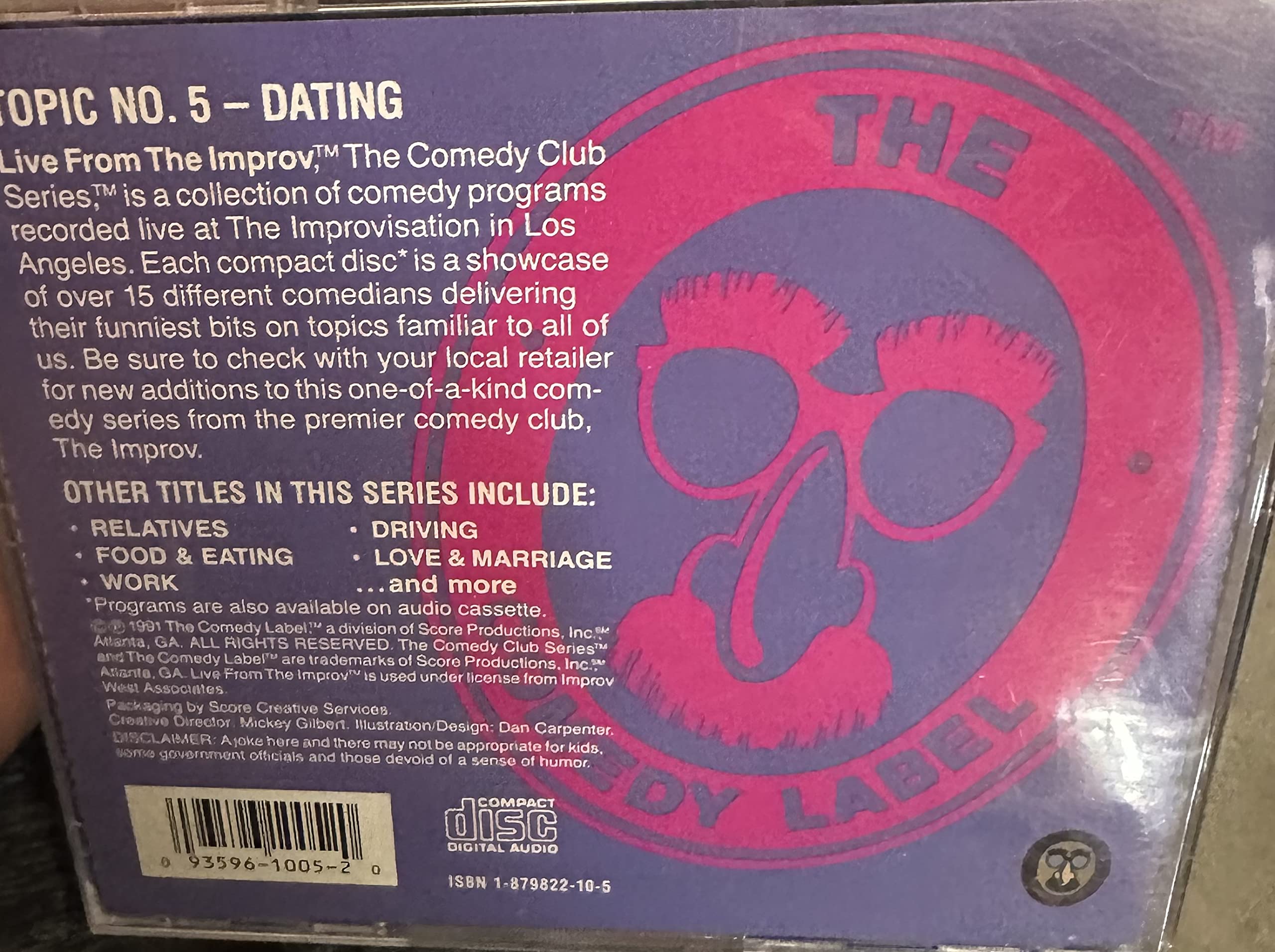 Dating #5 - Live From The Improve - The Comedy Club Series (UK Import)