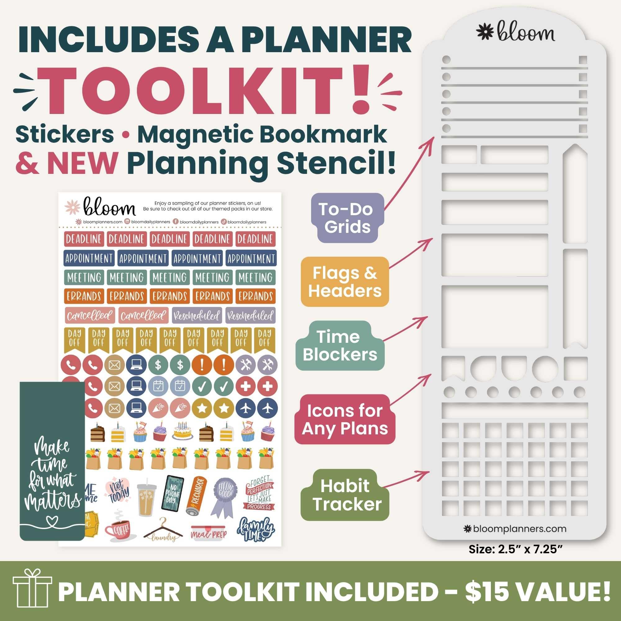 bloom daily planners Agenda de tapa dura 2027 (8.5 x 11 pulgadas) de enero a diciembre de 2027, calendario anual, agenda de tareas para mujeres, agenda inspiradora mensual y semanal con plantilla