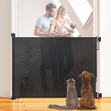Fuumlo Retractable Baby Gates for Stairs, 33