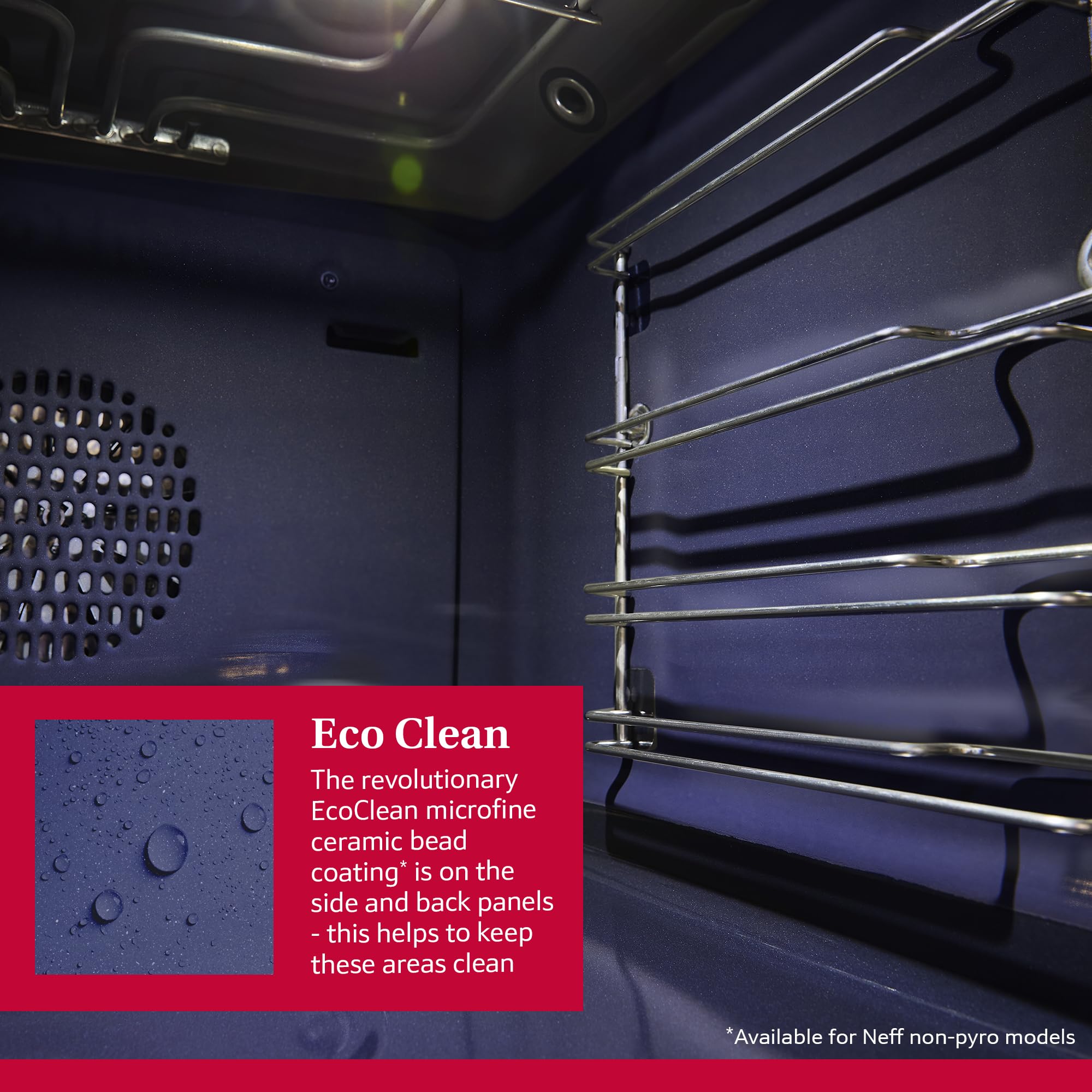 NEFF, N50, B3ACE4AN3B, 60cm Built-in Single Oven features Hide®, Eco Clean with Easy Clean, CircoTherm, Energy Efficiency Class A+ and LCD-Display in Stainless steel — view 5