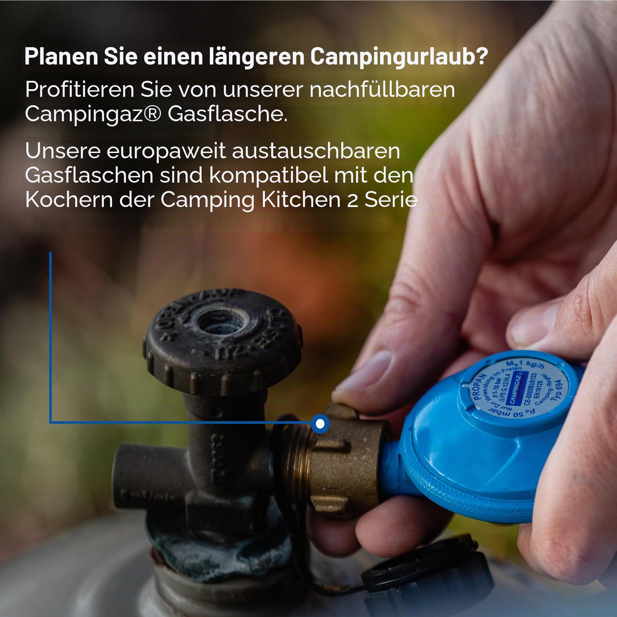 Campingaz Campingkocher, tragbar, 2 Gaskocher, Outdoor-Grill