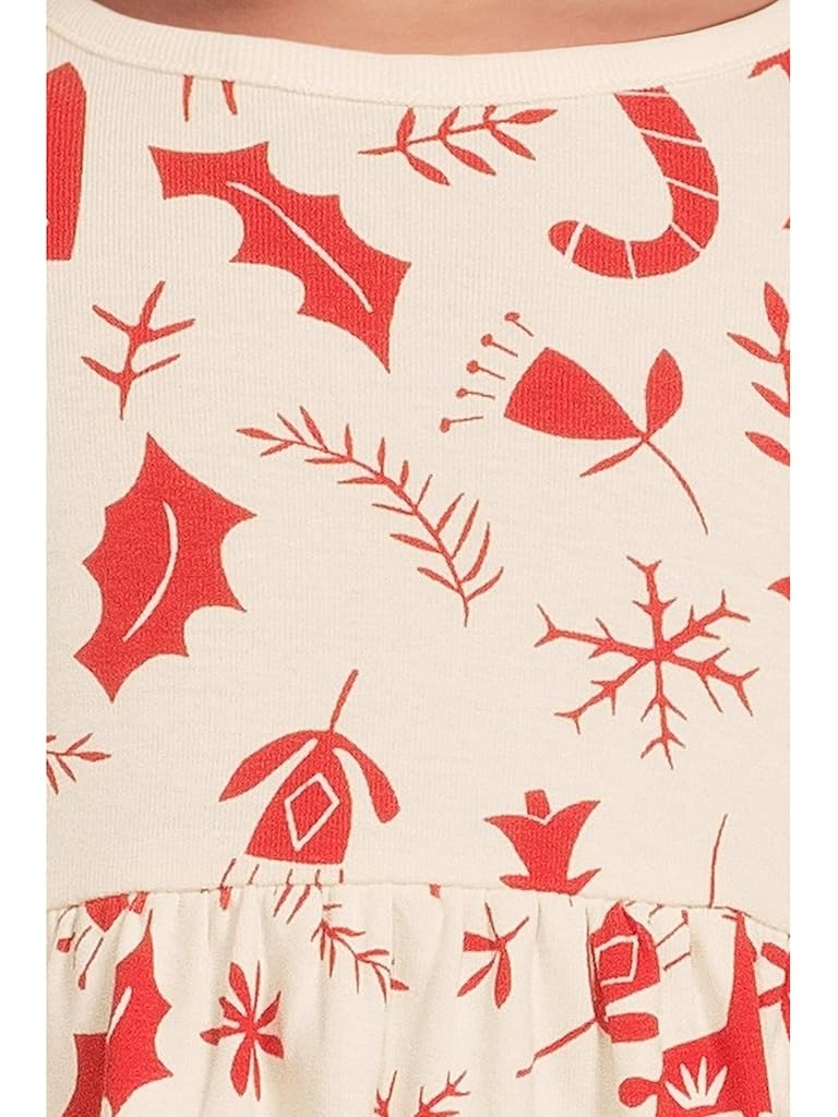 White Hanna Andersson Long Sleeve Playtime Dress (Infant/Toddler)