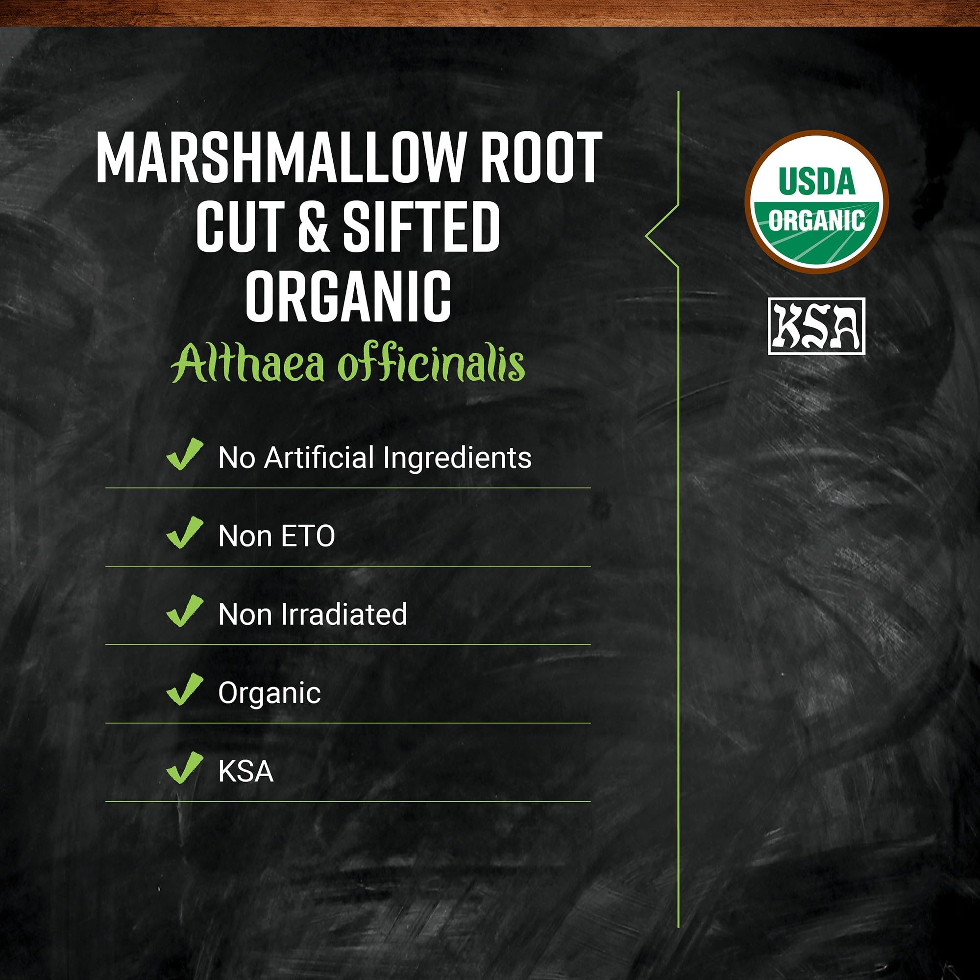 Frontier Co-op Organic Marshmallow Root Herb, Cut and Sifted - For Marshmallow Root Tea, Powder, Capsules and More - Kosher | 16 Ounce (Pack of 1) — Amazon image 2