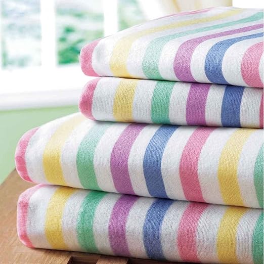 Bedding Heaven® Super Soft Flannelette Sheet Set Candy Stripe 100