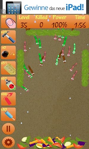 Parar os vermes! GRÁTIS