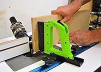 Vista 9 de BOW Products GuidePRO Bundle - Guía de sierra de cinta GP5 con extensor GP7 y herrajes de barra de anclaje, tabla de plumas vertical para sierra