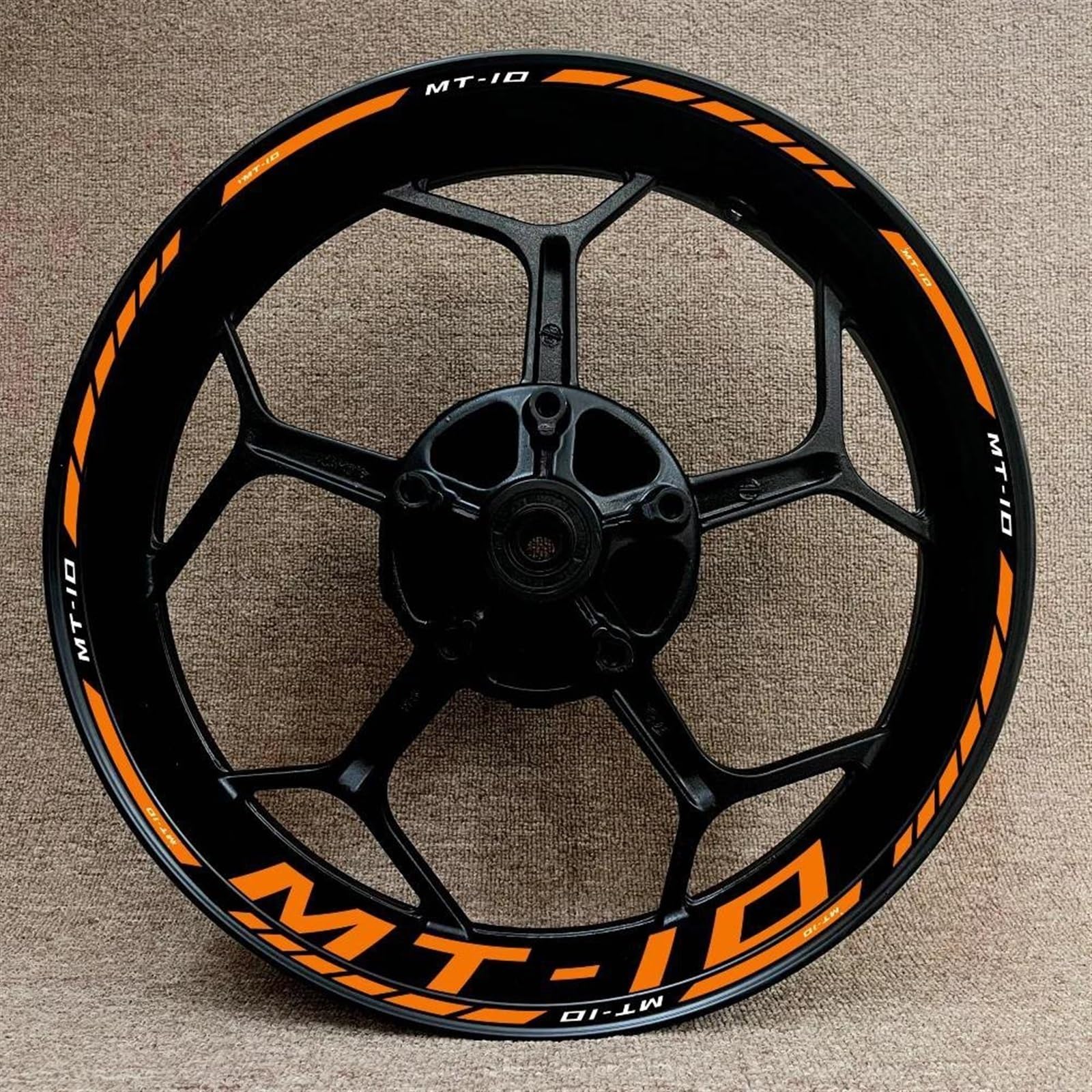 Stickers Motorcycle Accessories Reflective Rim Edge Stripes Wheel Stickers for MT-10 Mt10(Style 6)