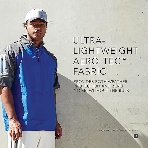 Miniatura 6 de Holloway Raider - Chaqueta tipo jaula, resistente a la intemperie, con cremallera de un cuarto, con bolsillo en las mangas