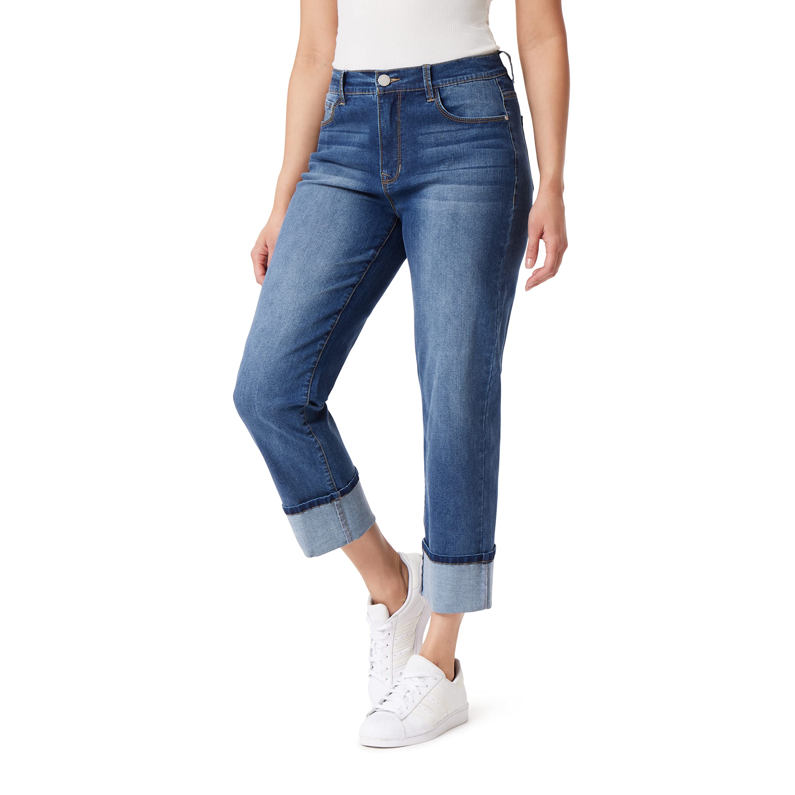 Angels Forever Young Signature Straight Crop Jeans
