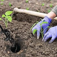 Vista 5 de Broca de Taladro para Jardín para Plantar – Broca de Jardín de 4x23 cm, Barrenadora Rápida para Bulbos y Plantas de Cama para Taladro Hexagonal