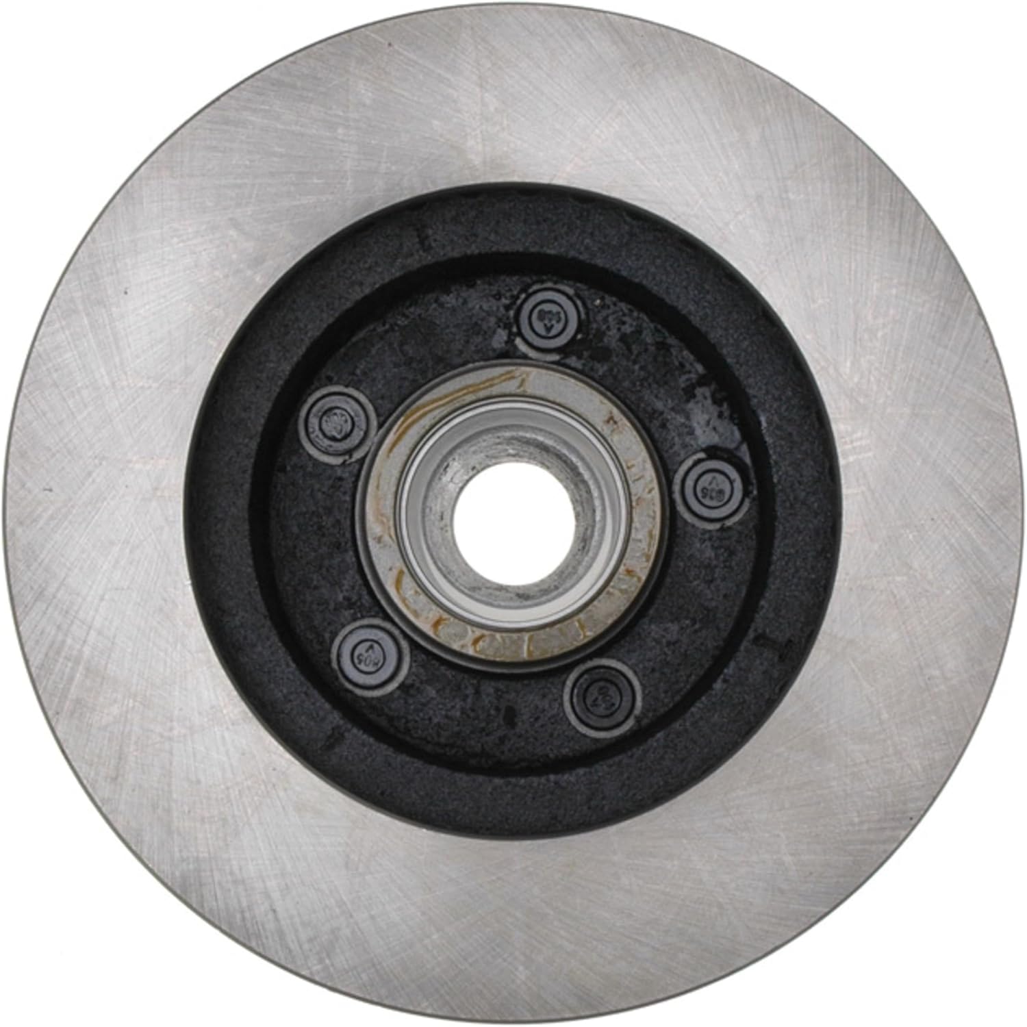 ACDelco Silver 18A14A (19286236) Non-Coated Front Disc Brake Rotor and Hub Assembly
