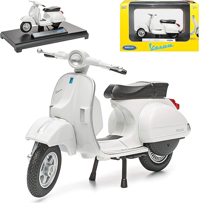 Vespa 150 GS 1958 Modell - 1:18 Maßstab Mit Wunschkennzeichen