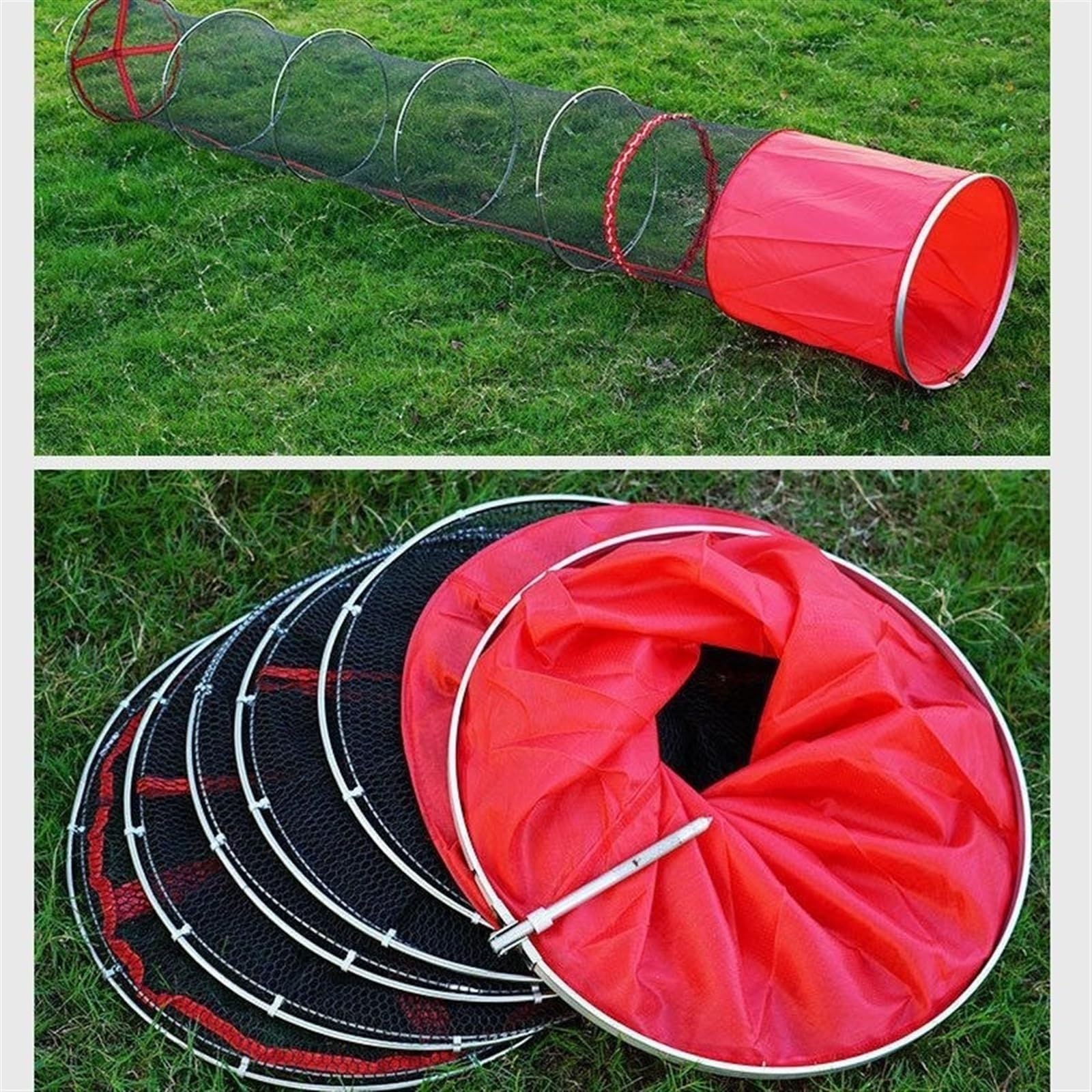 GRFIT Siatka rybacka nieklejona ochrona ryb, nano-nylonowa ochrona ryb, 2 pętle, prosta ochrona ryb, sprzęt wędkarski, narzędzia (rozmiar: 40 x 3 m)