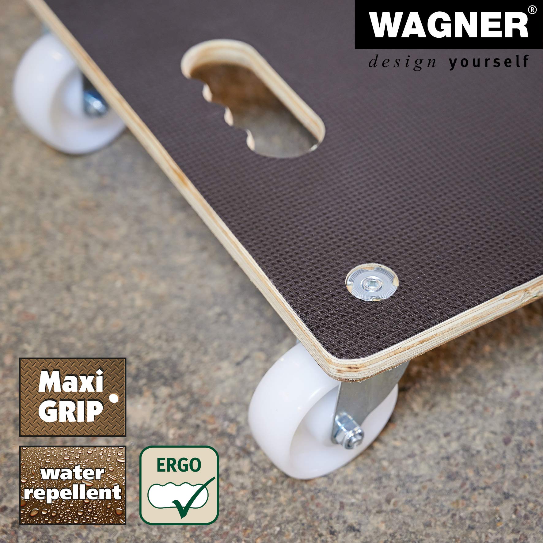 Carrello Da Trasporto Wagner - 38x38cm, Portata 250kg, Superficie Antiscivolo, Per Scatole E Elettrodomestici - Foto 7