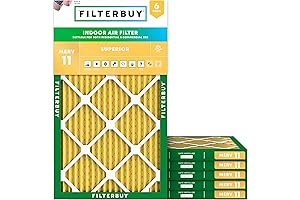 Filterbuy 12x36x1 Air Filter MERV 11 Allergen Defense, 6-Pack