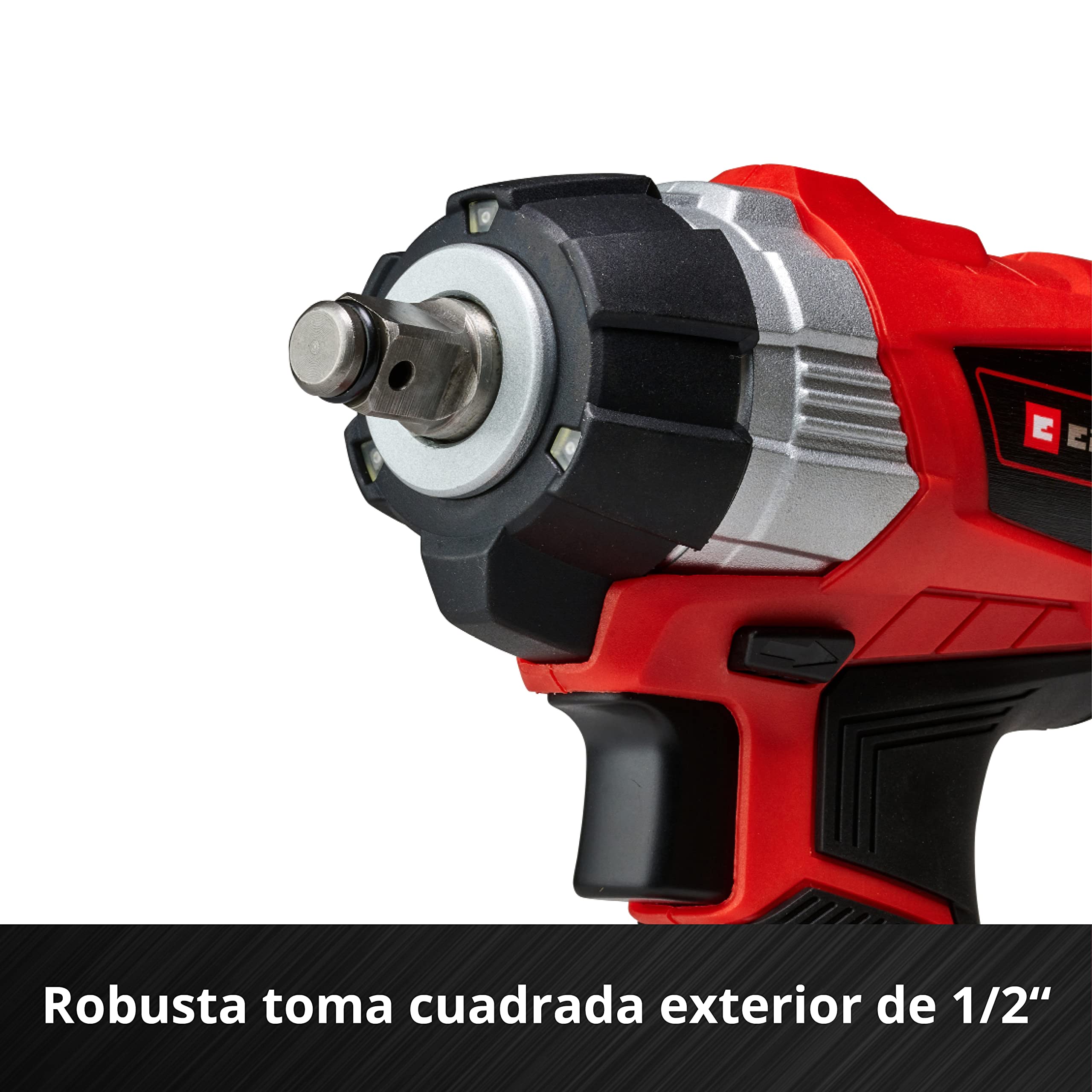 Einhell TP-CW 18 Li BL Solo Power X-Change - Llave de impacto de batería, Ion de litio, 18V, 215Nm, luz LED y adaptador de broca para atornillar