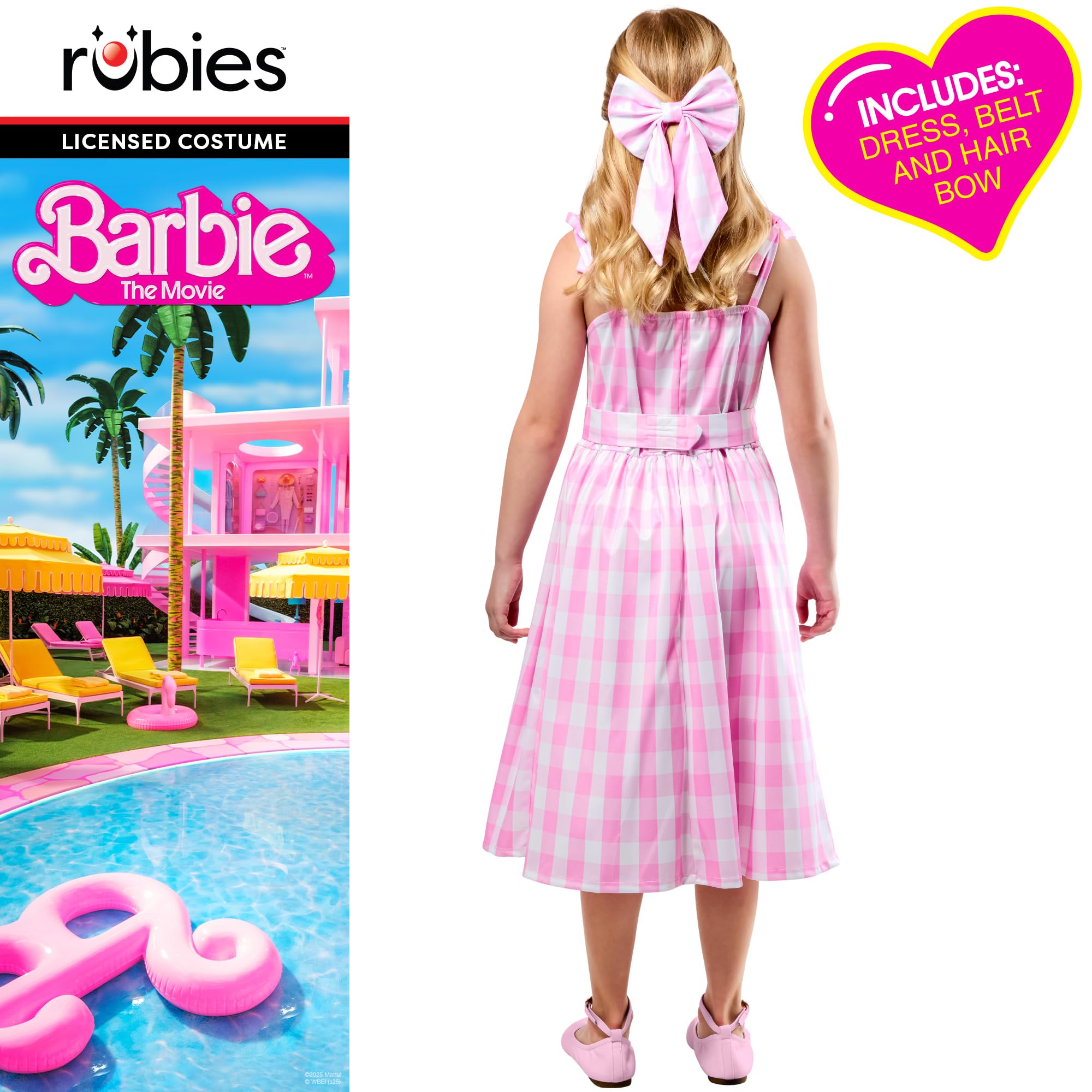 Rubies Official Barbie Perfect Day Girls Costume, Kids Fancy Dress, Size Age 9-10 Years Halloween, Multicoloured, Size 9-10 - Image 4