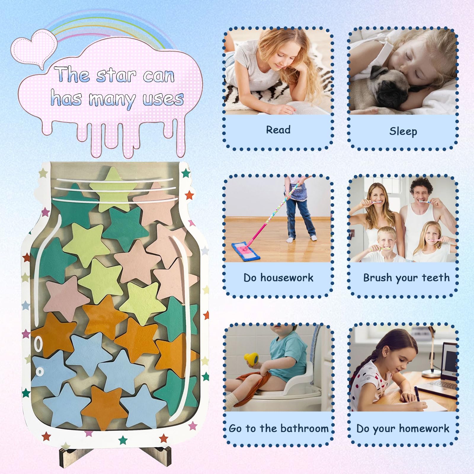AYNKH Reward Jar with Star Tokens - Image 3