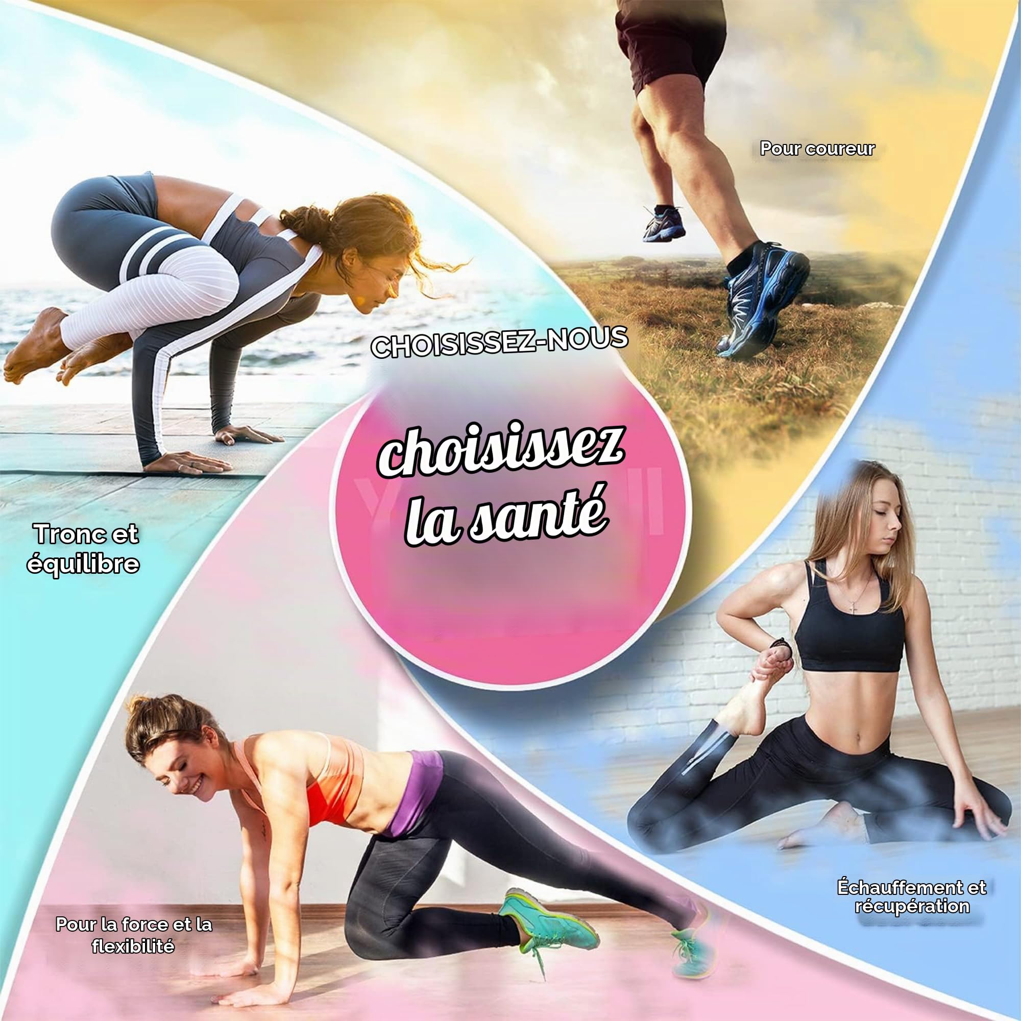Yes4All EVA Foam Roller - Rouleau Musculaire Ultra Léger de Densité Moyenne 30/45/61/91 CM de Long Pour le Dos, les Jambes, les Séances D'Entraînement, Gym, Pilates, Fitness, Yoga