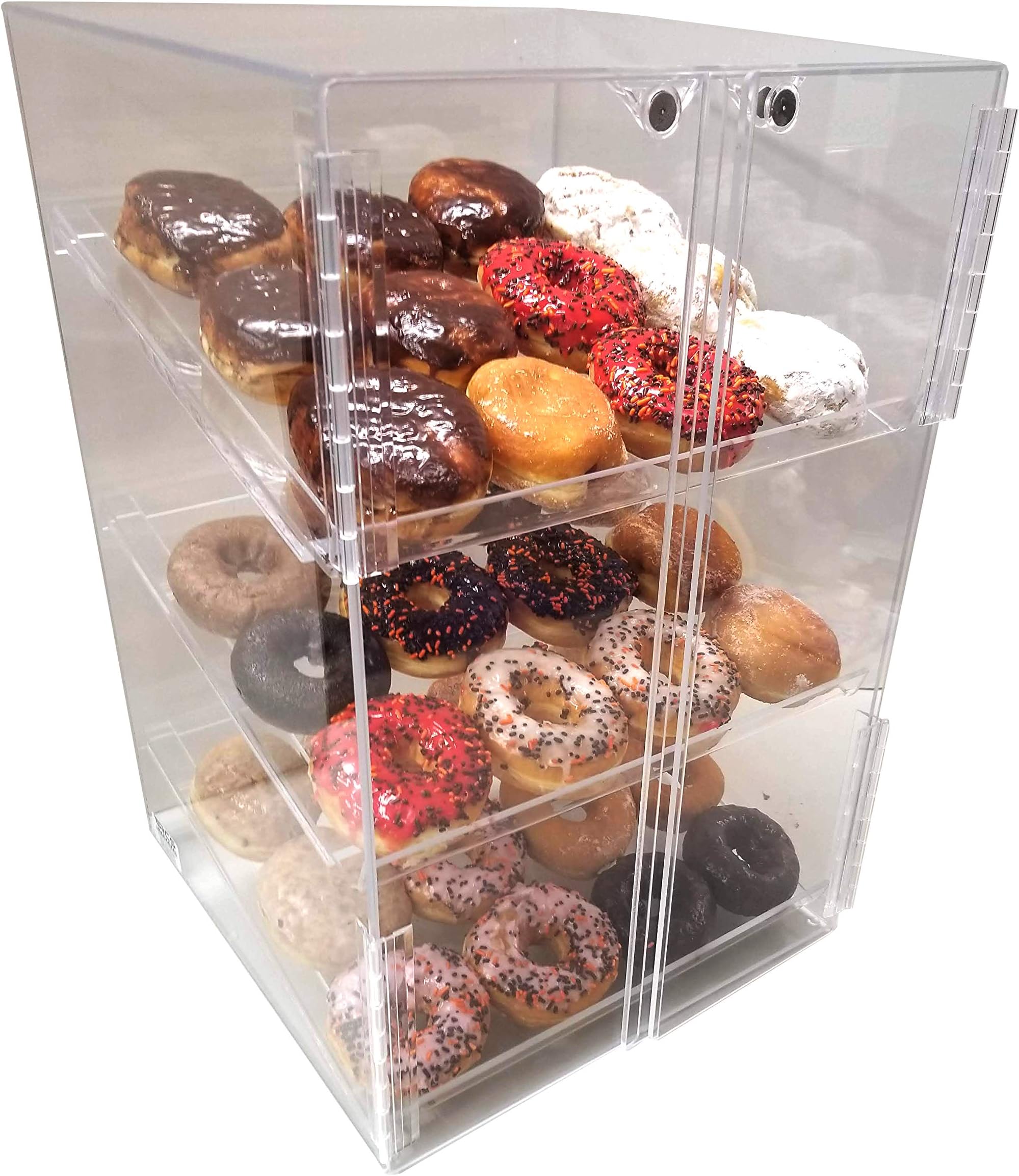 Self Serve Pastry or donut display case 3 trays for deli bakery convenience stores Display it and keeps fresh