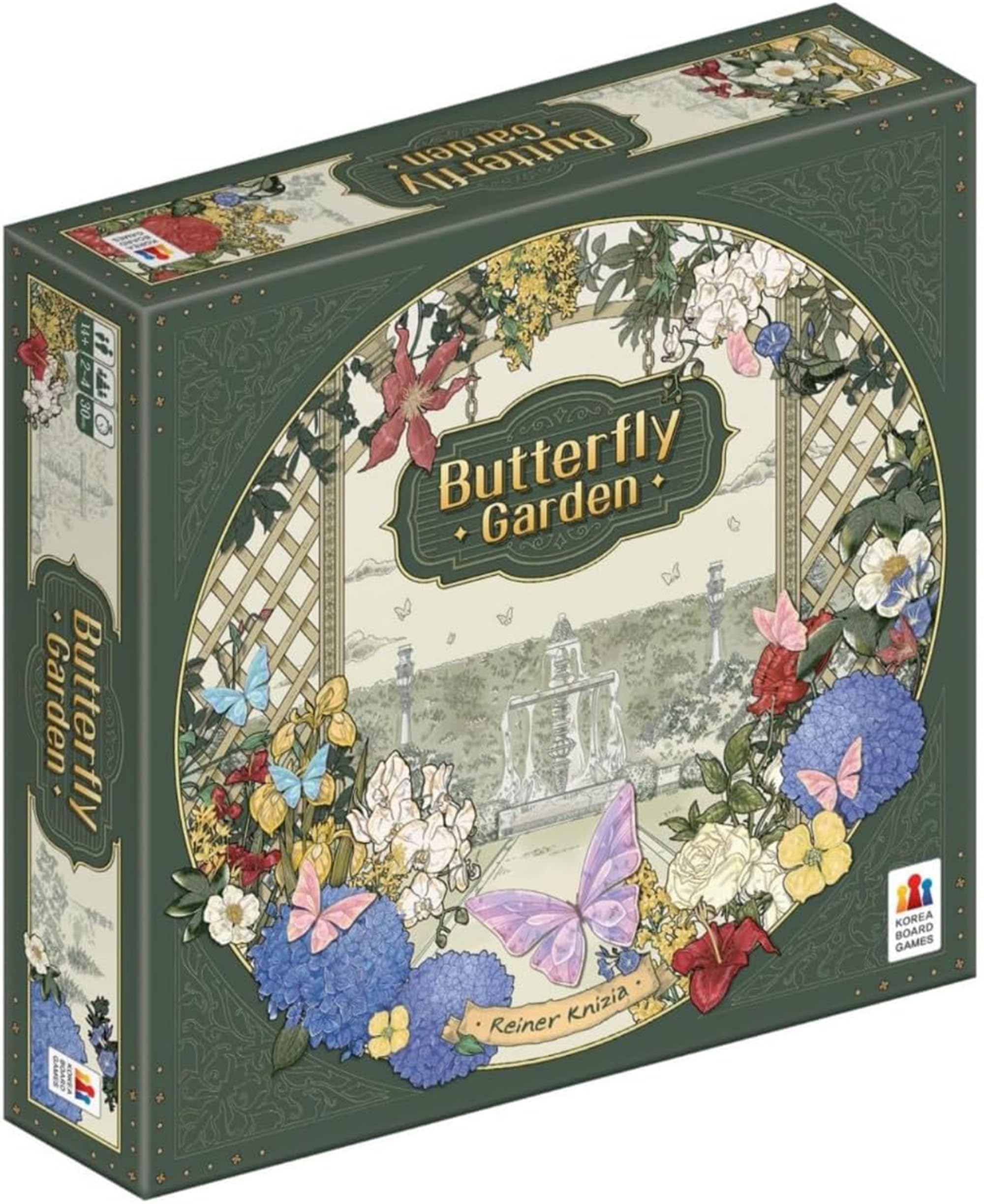 Capstone Games | Butterfly Garden | Boardgame by Reiner Knizia | Tile Placement Game for 2 to 4 Players Ages 8 and Up | English